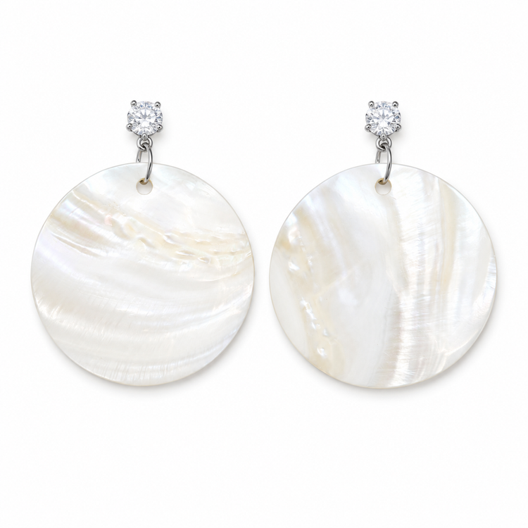 COLORFUL MOTHER OF ALL PEARLS EARRINGS