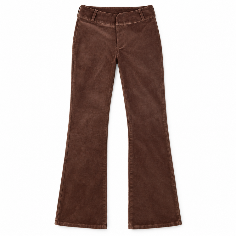 THE FOXY LADY CHOCOLATE BOOTCUT FLARES