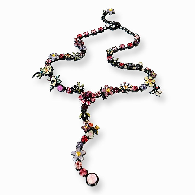 FLORA AND FAUNA NECKLACE AND EARRINGS