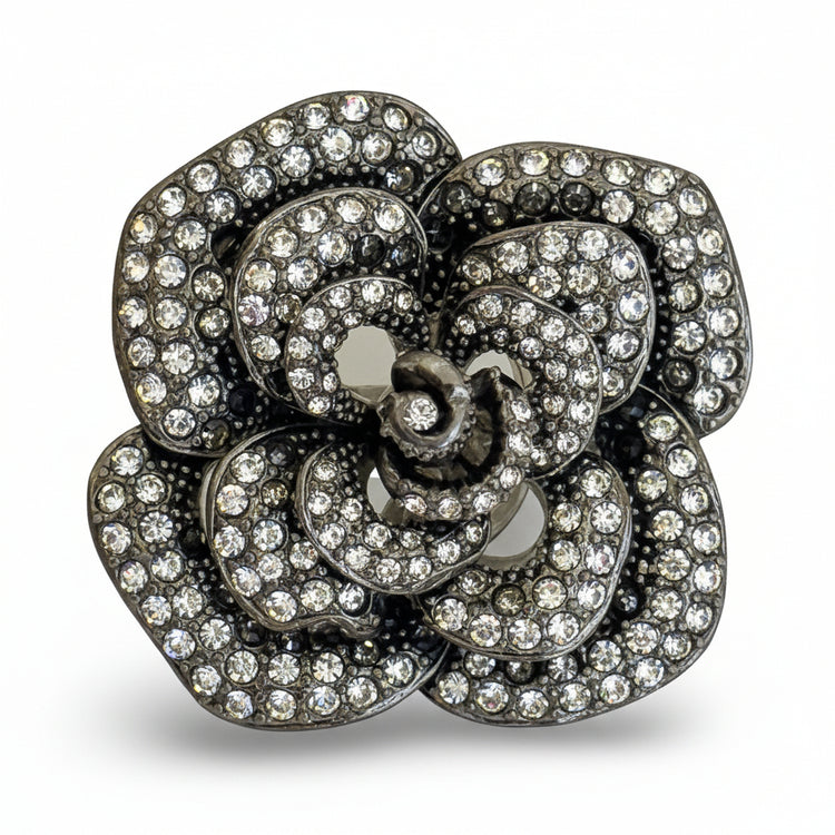 OMBRÉ ROSE PAVÉ DINNER RING
