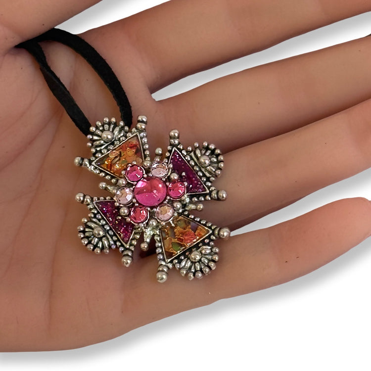 JUICY MALTESE CROSS NECKLACE