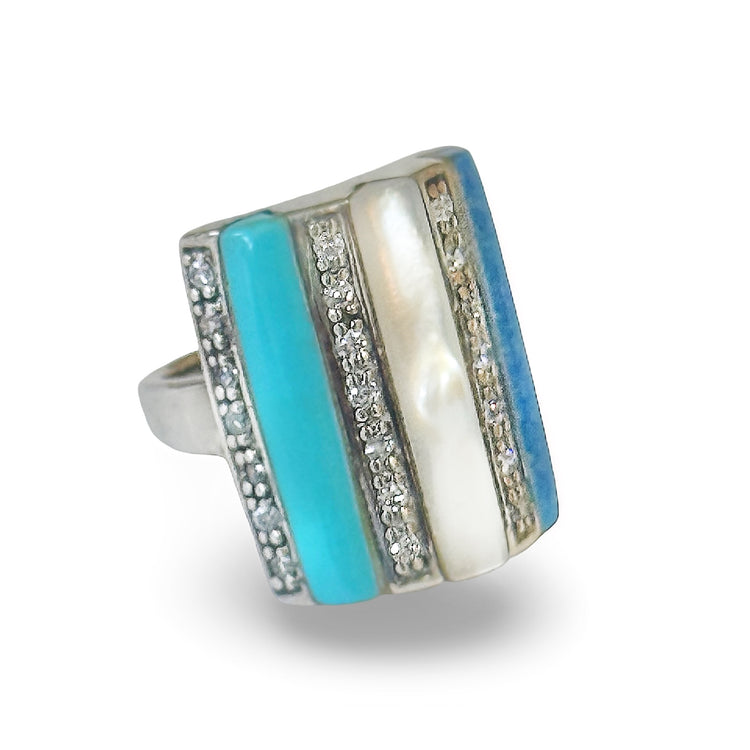 L'AZURE INLAY RING