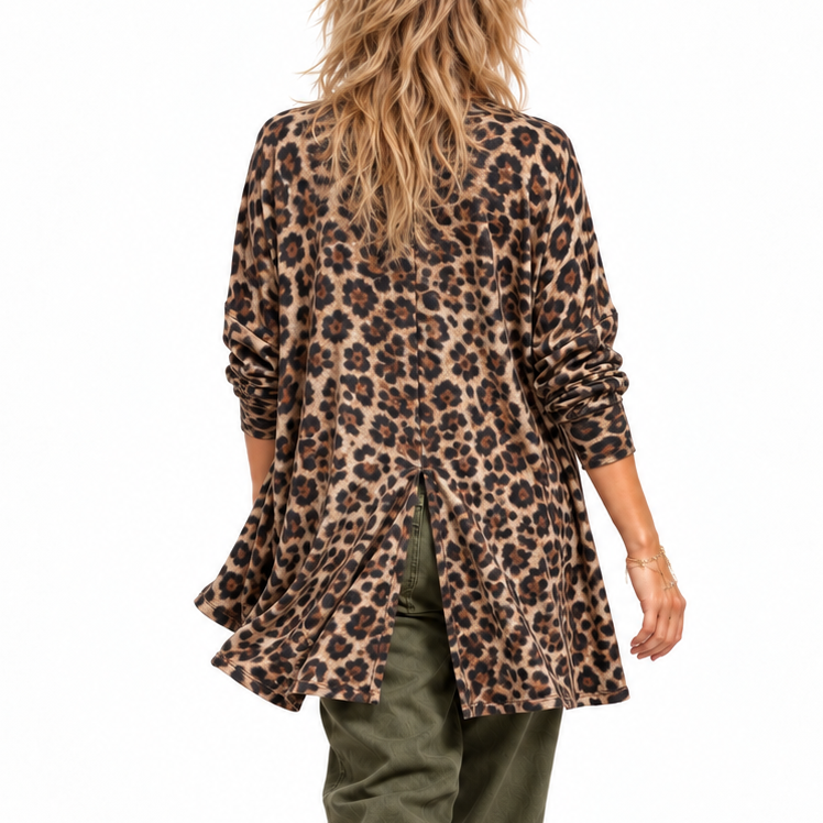 THE NICOLE CARDIGAN - LEOPARD
