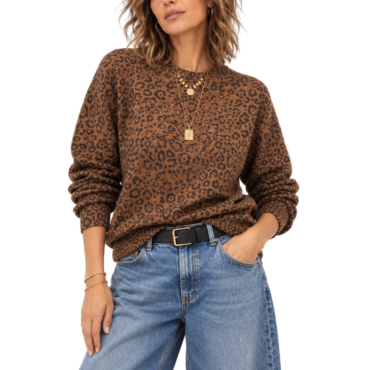 THE WILD SIDE LEOPARD SWEATER