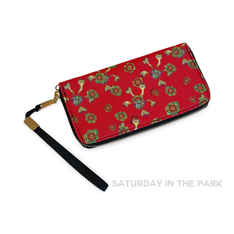 THE CONTINENTAL WALLET WITH DETACHABLE STRAP