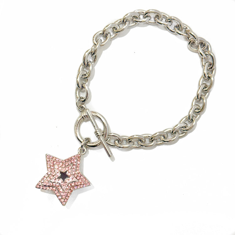 LUCKY STAR DOUBLE SIDED TOGGLE BRACELET