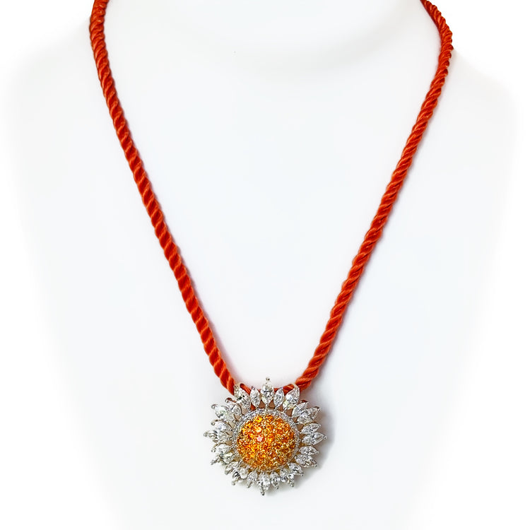 HERE COMES THE SUN CONVERTIBLE PENDANT NECKLACE