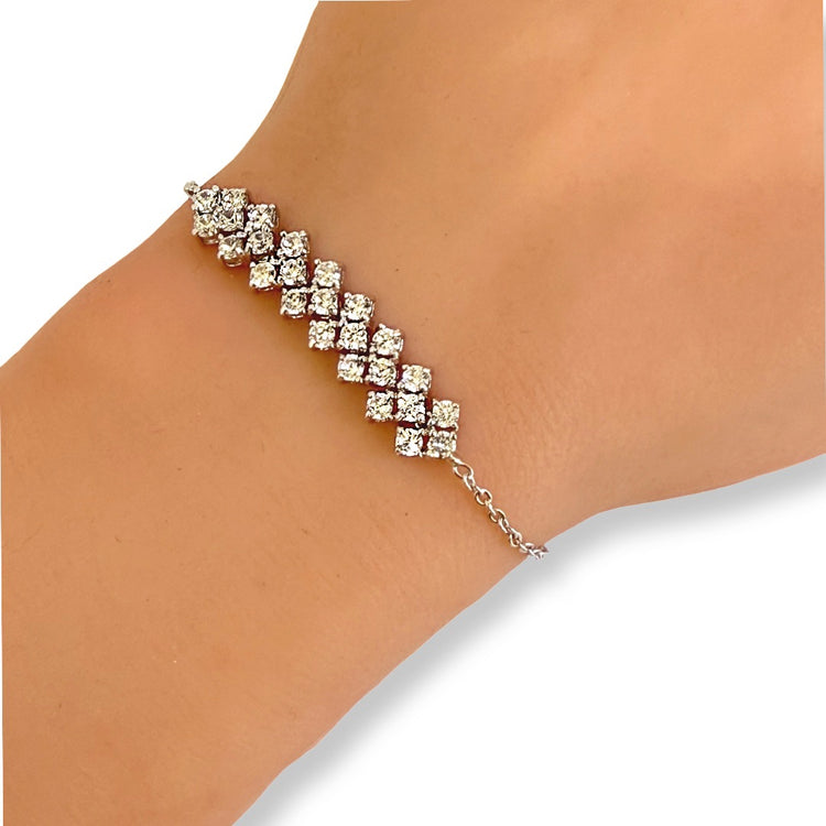TRIPLE ROW DAINTY BRACELET