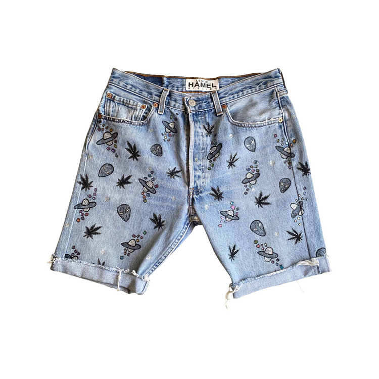 SPACE CADET MID LENGTH SHORTS
