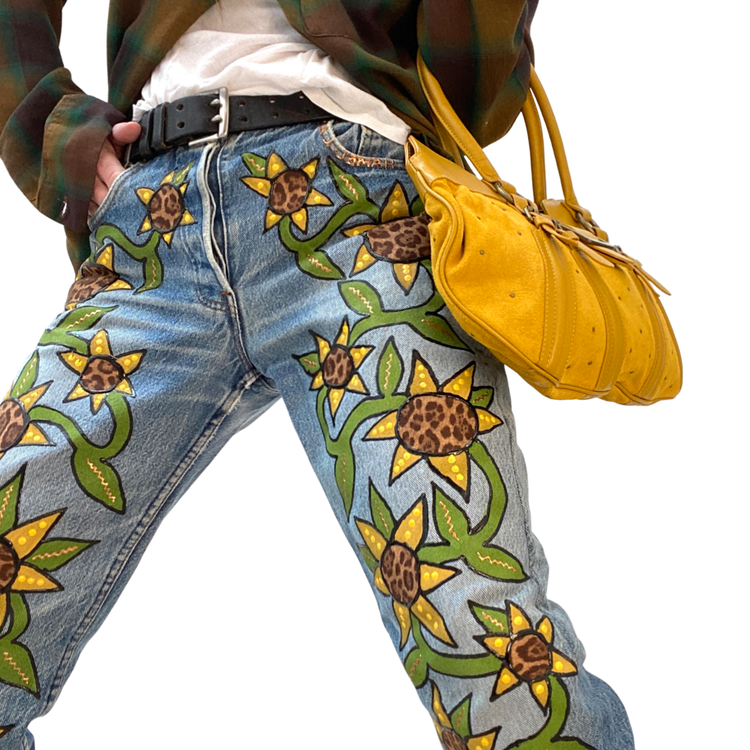 WILD SUNFLOWER JEANS