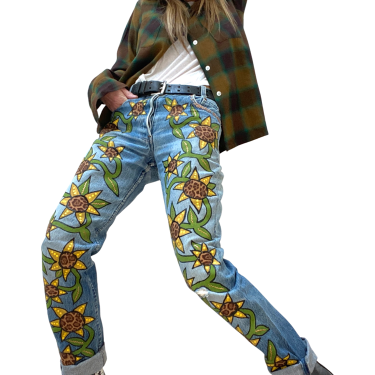 WILD SUNFLOWER JEANS