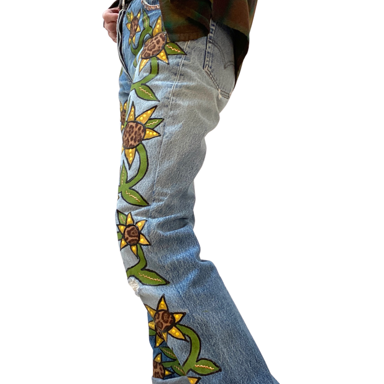 WILD SUNFLOWER JEANS