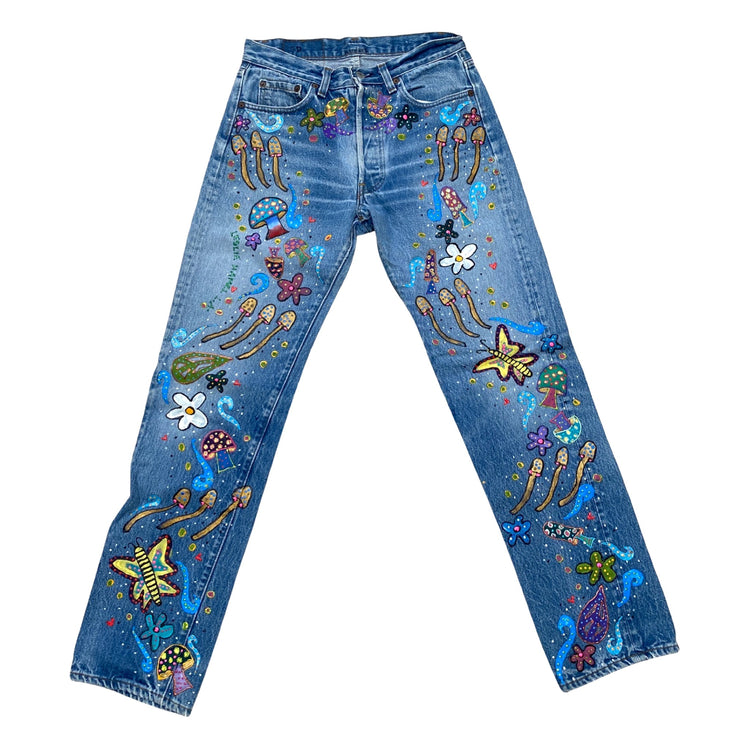 THE LESLIE HAMEL MAGIC MUSHROOM JEANS