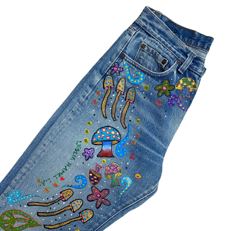 THE LESLIE HAMEL MAGIC MUSHROOM JEANS