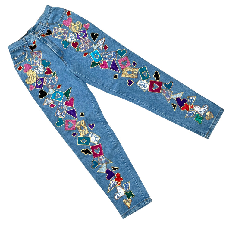 MULTIMEDIA PATCHWORK APPLIQUE JEANS
