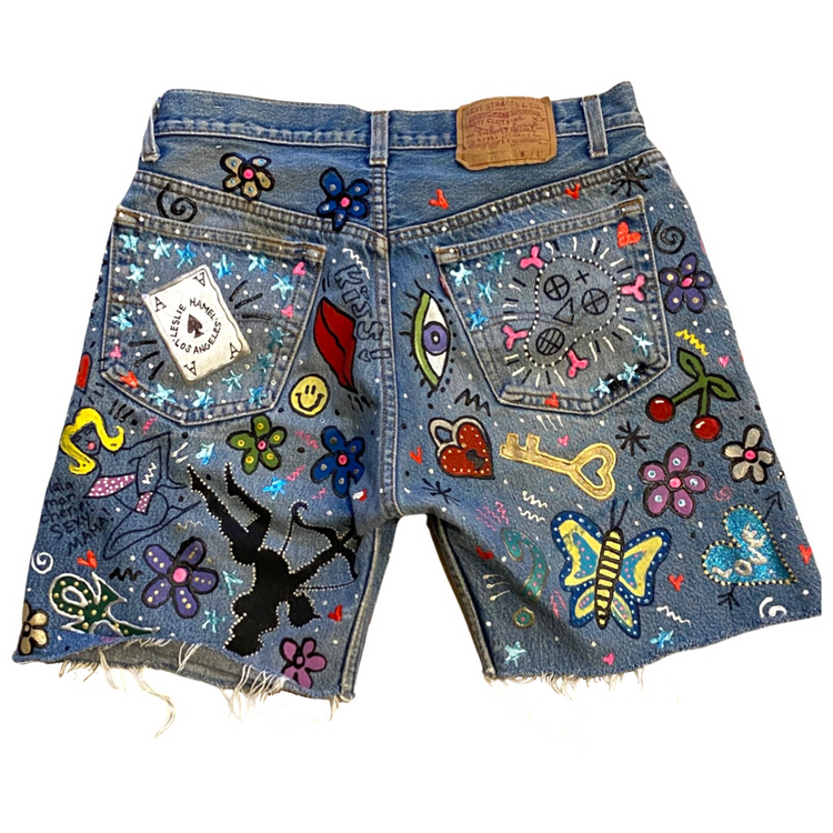 SUCKER FOR LOVE PSYCHEDELIC SHORTS