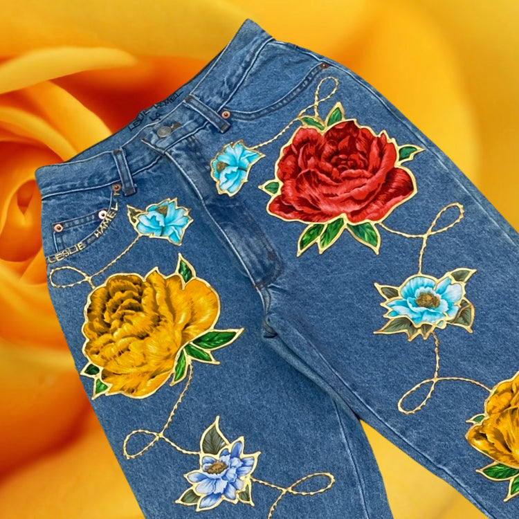RODEO ROSE HIGH WAISTED JEANS