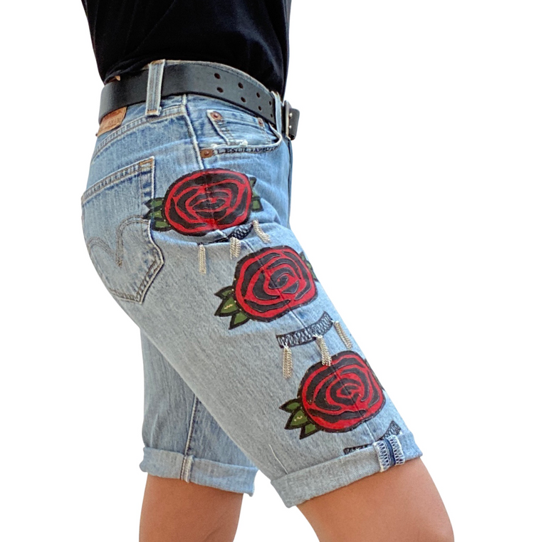 THE MATADOR ROSE MID LENGTH SHORTS
