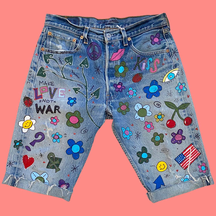 THE LESLIE HAMEL PSYCHEDELIC SHORTS