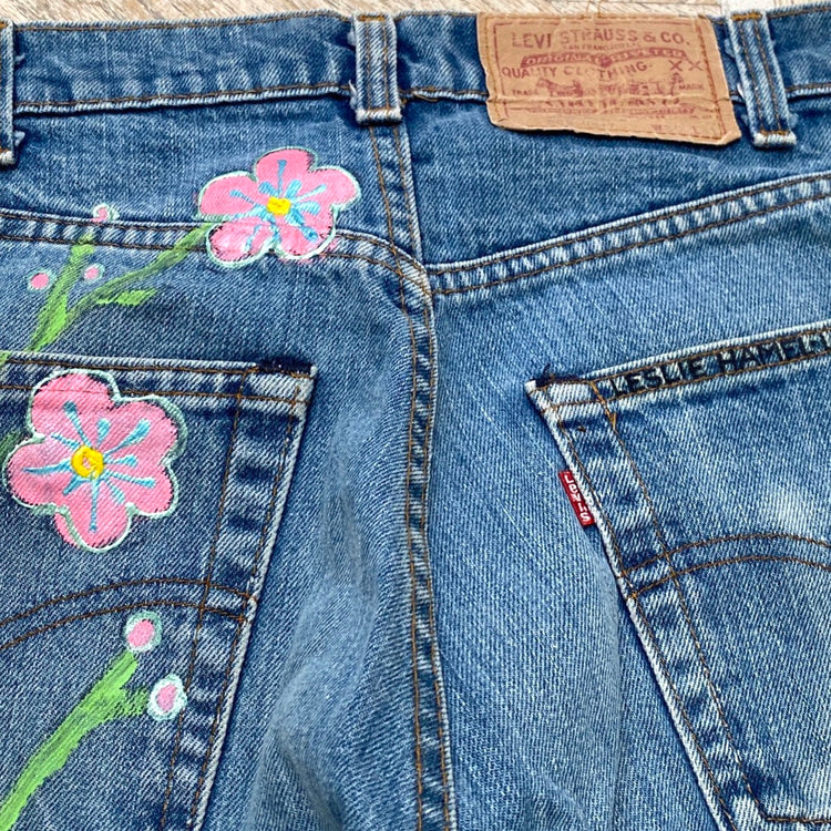 CHINOISERIE CHERRY BLOSSOM SHORTS