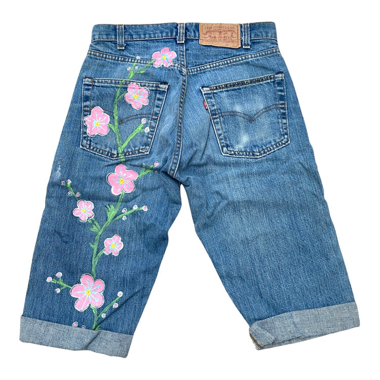 CHINOISERIE CHERRY BLOSSOM SHORTS