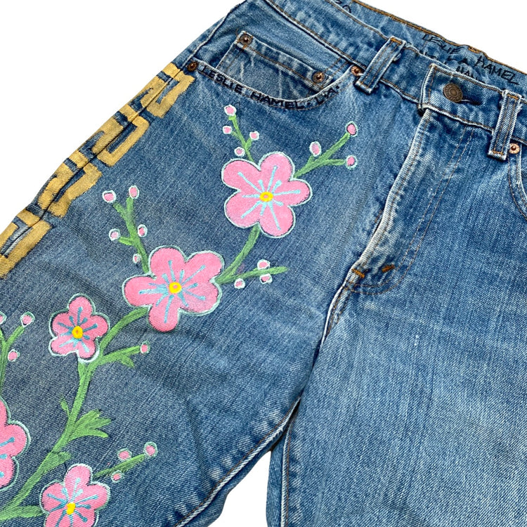 CHINOISERIE CHERRY BLOSSOM SHORTS