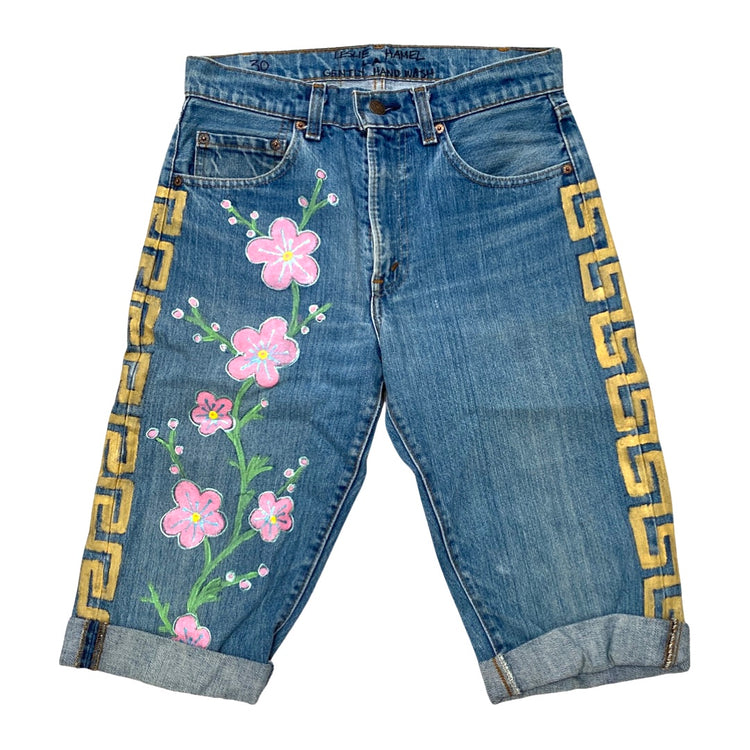 CHINOISERIE CHERRY BLOSSOM SHORTS