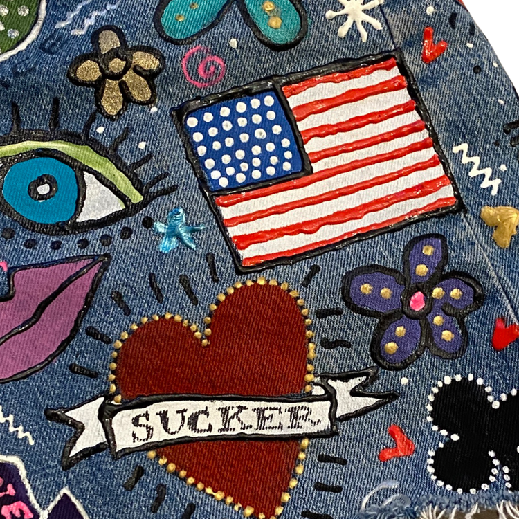 SUCKER FOR LOVE PSYCHEDELIC SHORTS