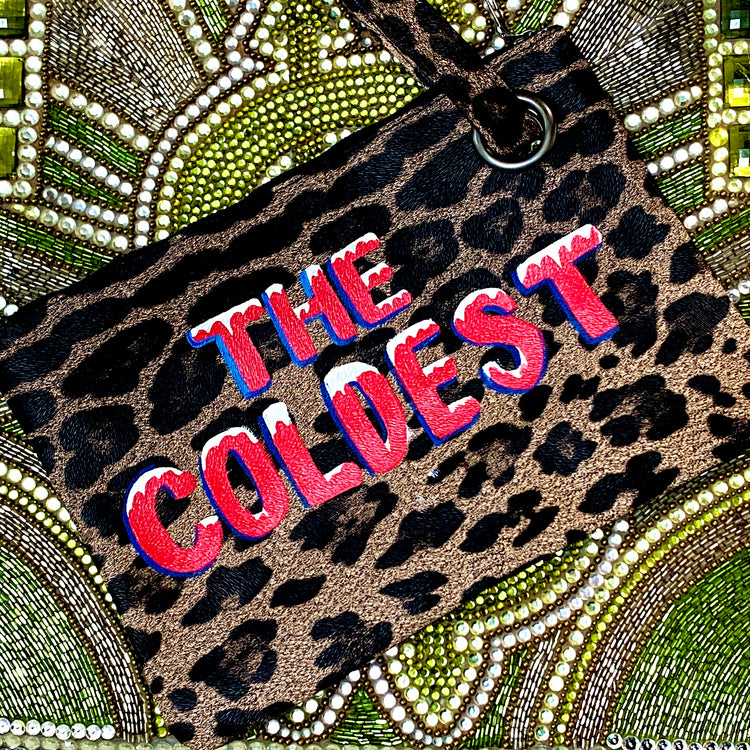 THE COLDEST! HAND PAINTED LARGE ZIPPER CASE