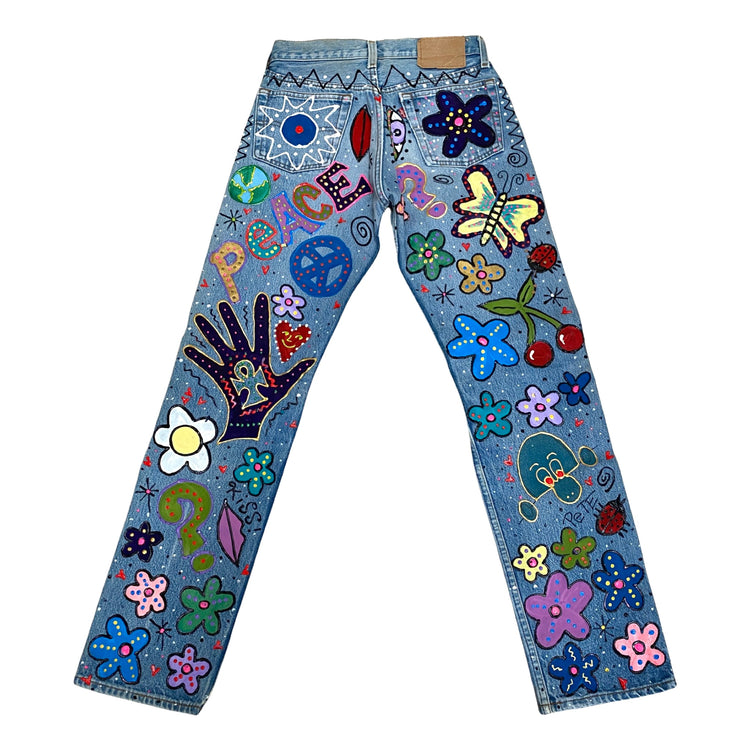 THE LESLIE HAMEL PSYCHEDELIC JEANS