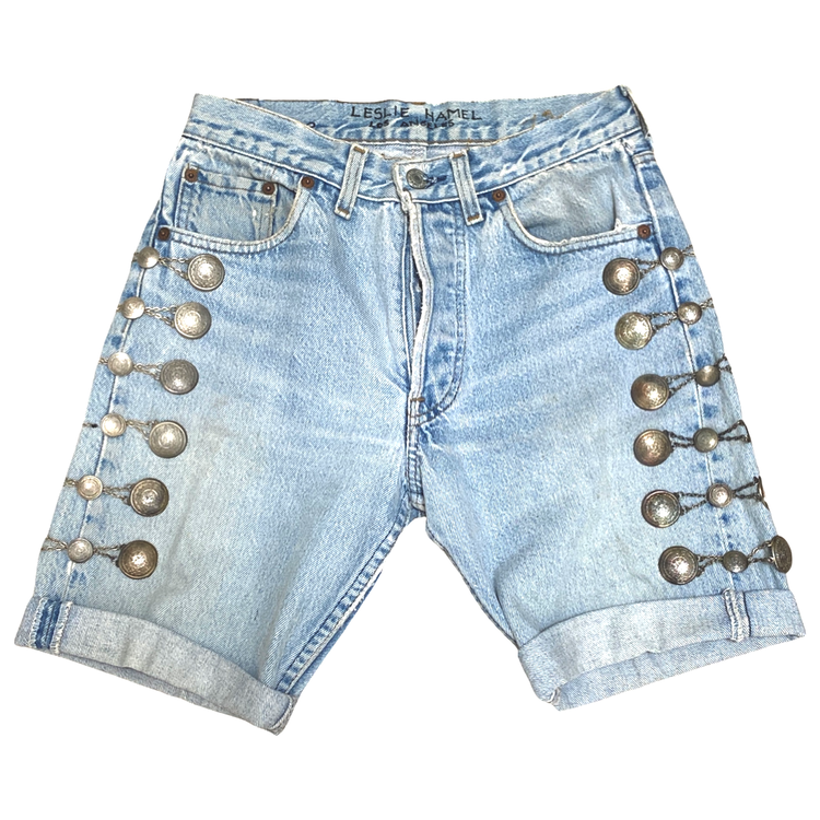 LESLIE HAMEL MARIACHI JEANS ON VINTAGE LEVIS 501's