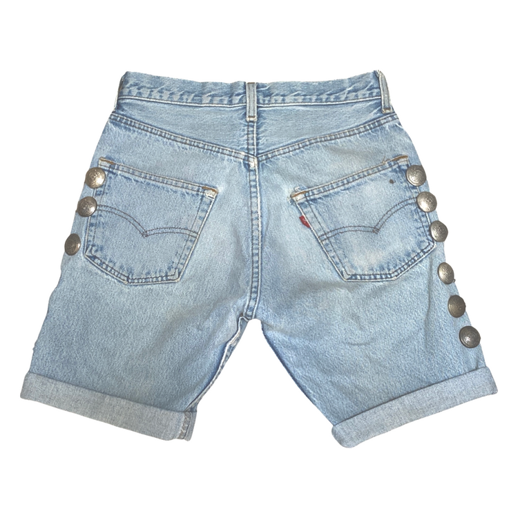 LESLIE HAMEL MARIACHI JEANS ON VINTAGE LEVIS 501's