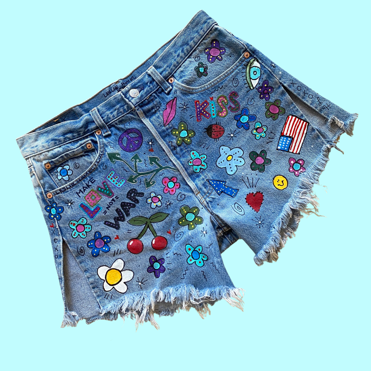 THE LESLIE HAMEL PSYCHEDELIC SHORTS