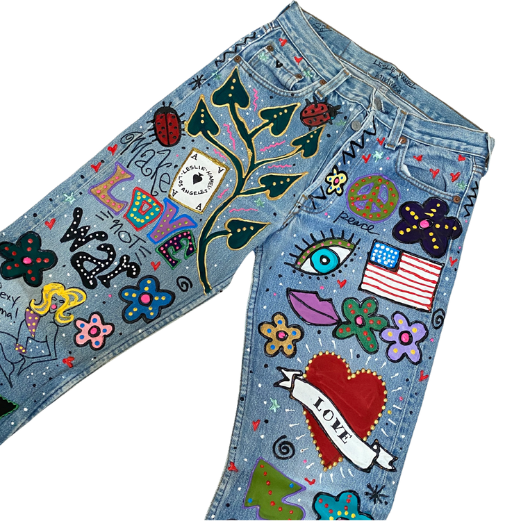 THE LESLIE HAMEL PSYCHEDELIC JEANS
