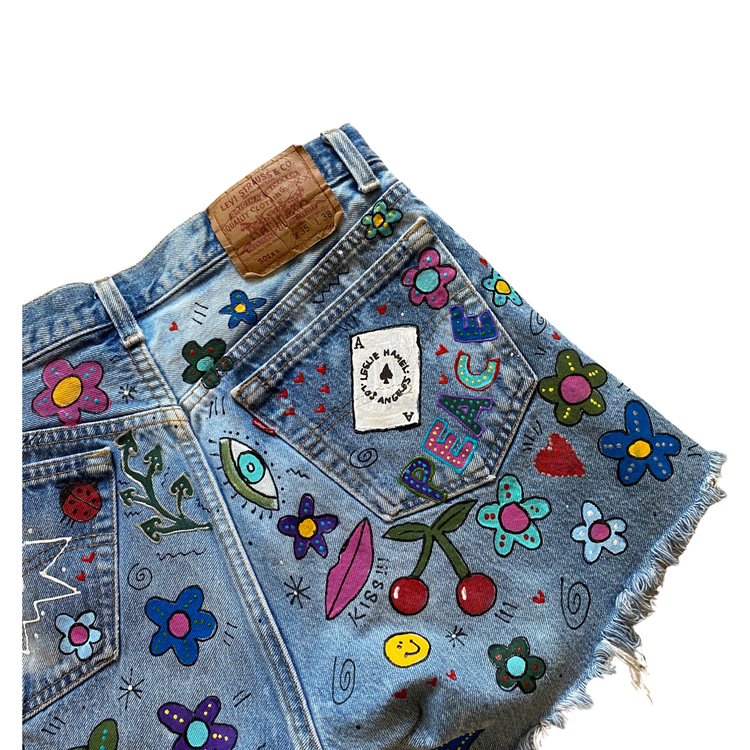 THE LESLIE HAMEL PSYCHEDELIC SHORTS