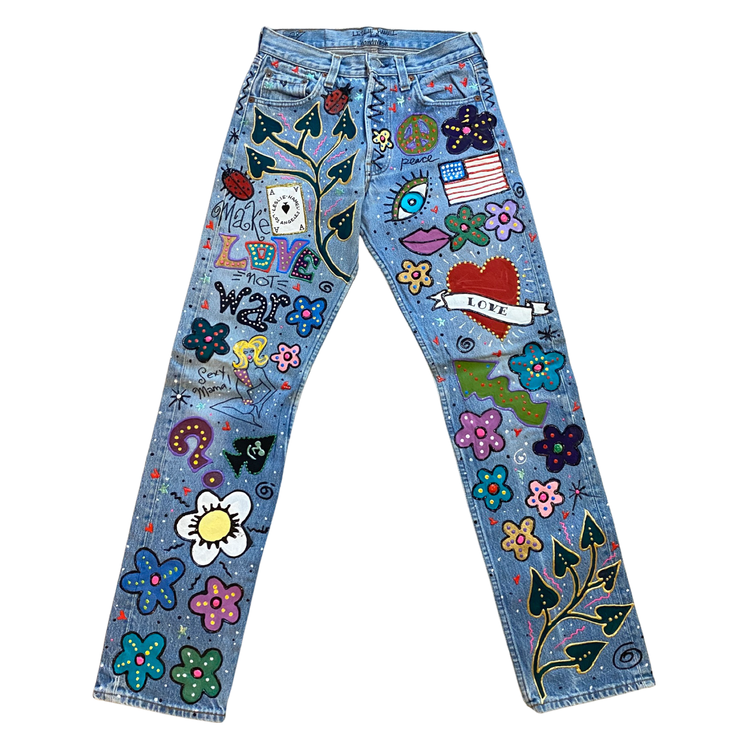 THE LESLIE HAMEL PSYCHEDELIC JEANS