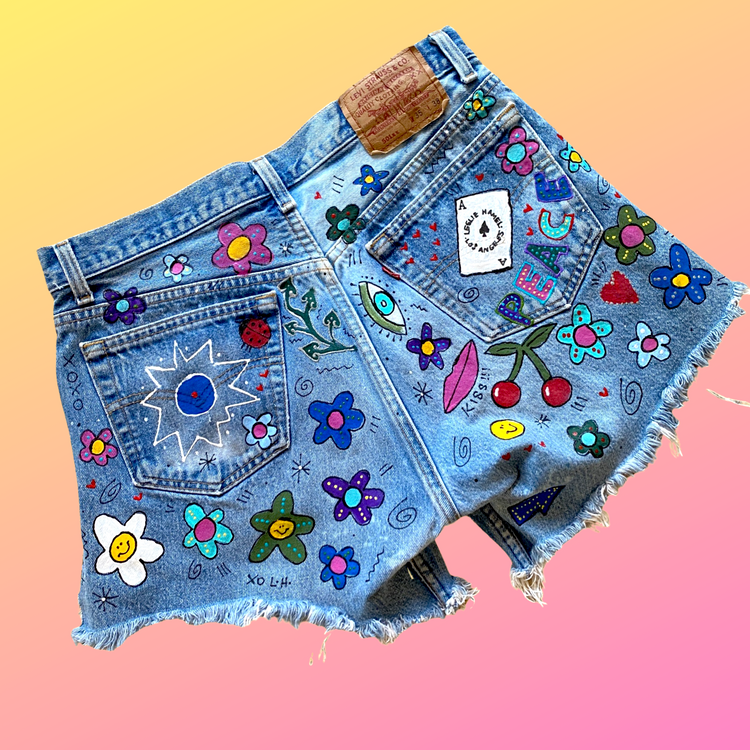 THE LESLIE HAMEL PSYCHEDELIC SHORTS