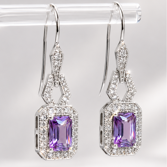 PETIT LAVENDER DREAM EARRINGS