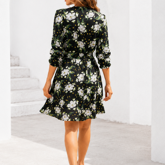 THE BLACK GARDENIA DRESS