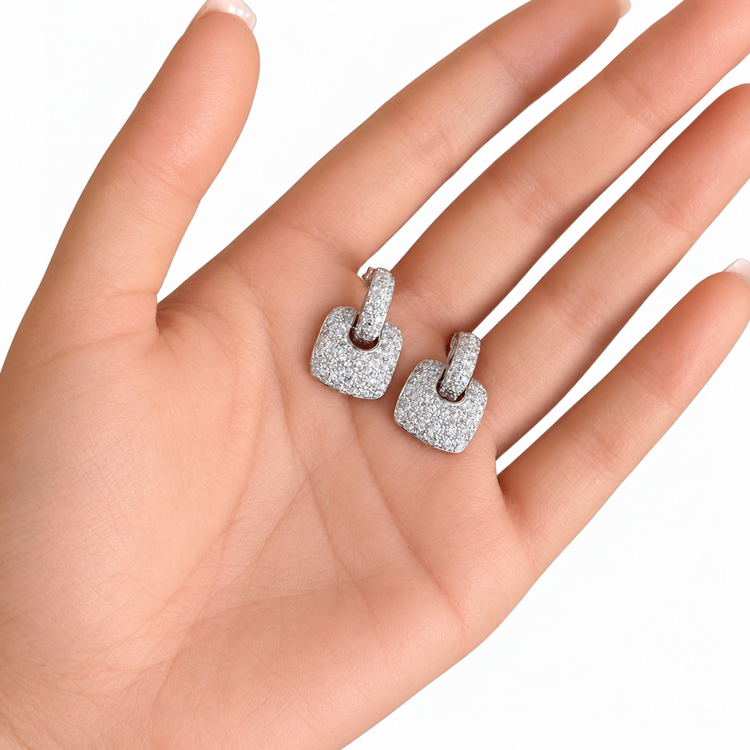 PETIT PAVÉ KNOCK KNOCK EARRINGS