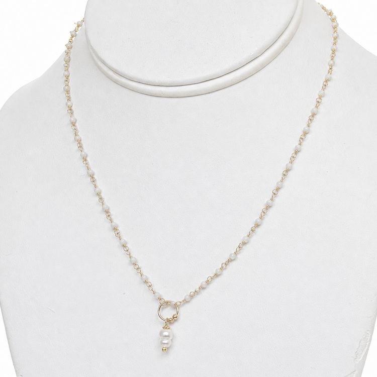 PETIT PEARL GOLD NECKLACE