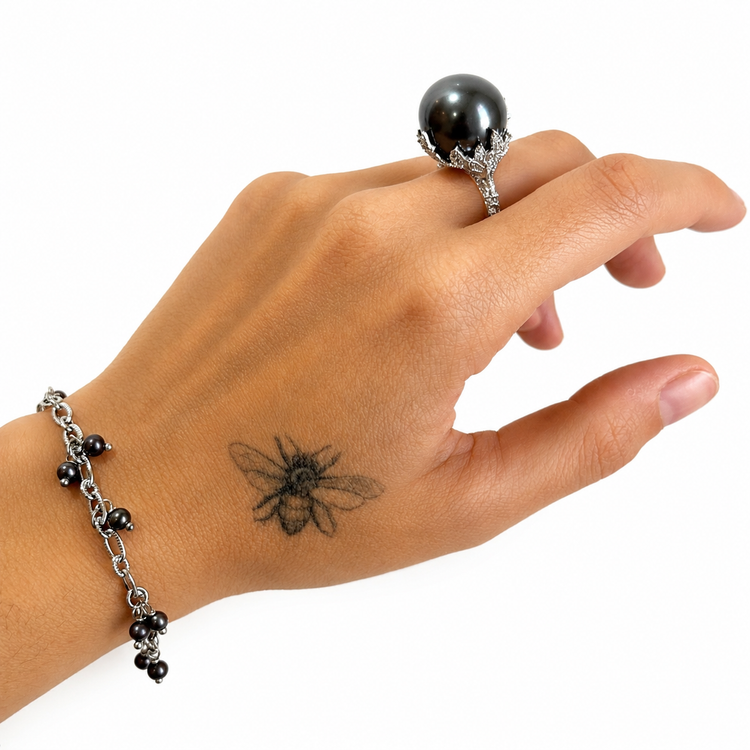 PEARL LABYRINTH RING