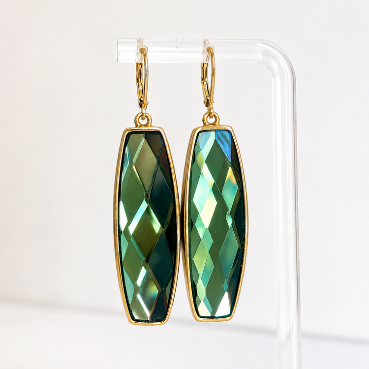 VERDIGRIS DROP EARRINGS