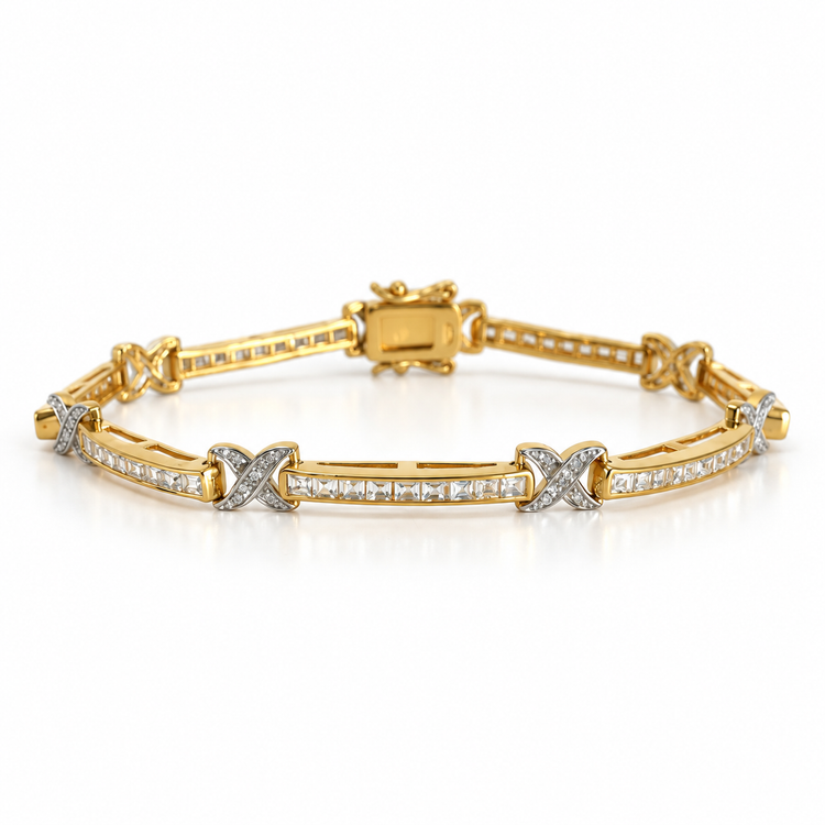 THE KISS BRACELET GOLD