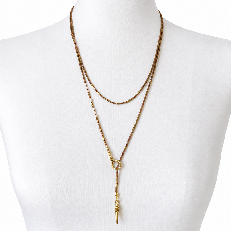 THE GOLDEN OUROBOROS NECKLACE