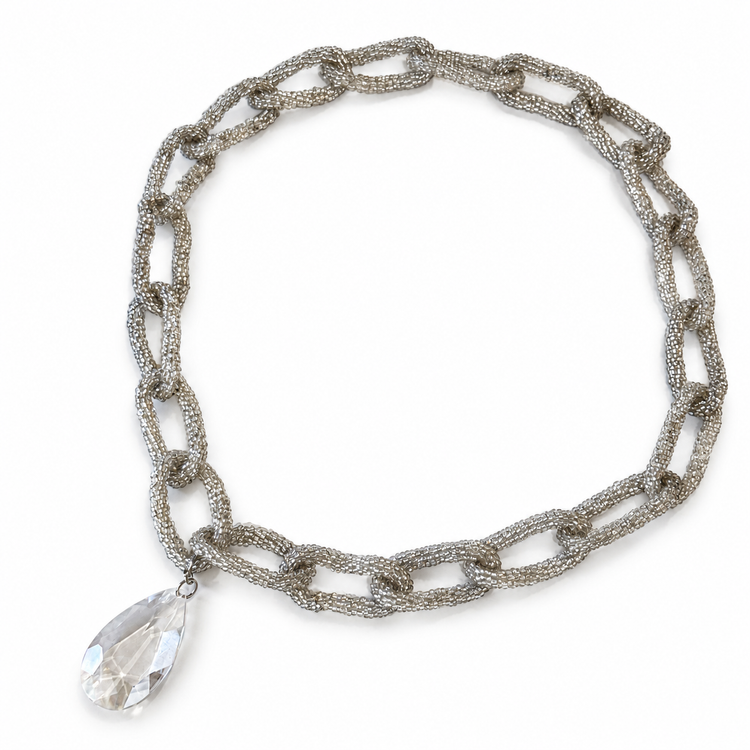 THE BEADED CHAINS - SILVER