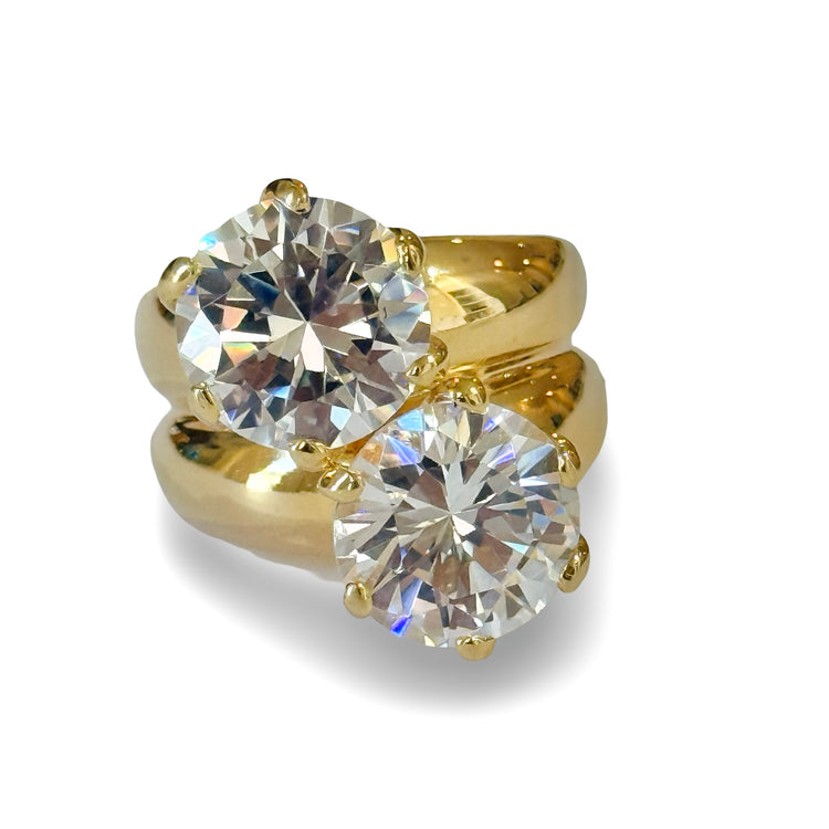 JUST THE TWO OF US RING GOLD OR SILVER