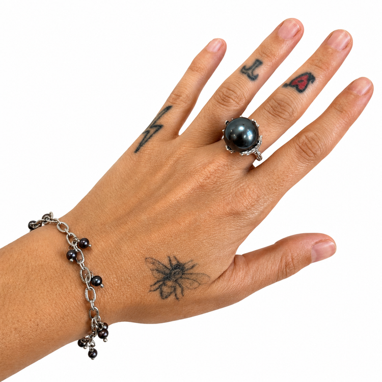 PEARL LABYRINTH RING