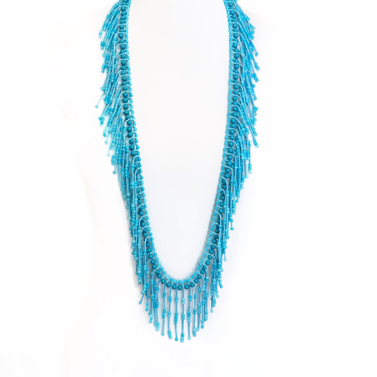 40 INCHES OF TURQUOISE LONG NECKLACE