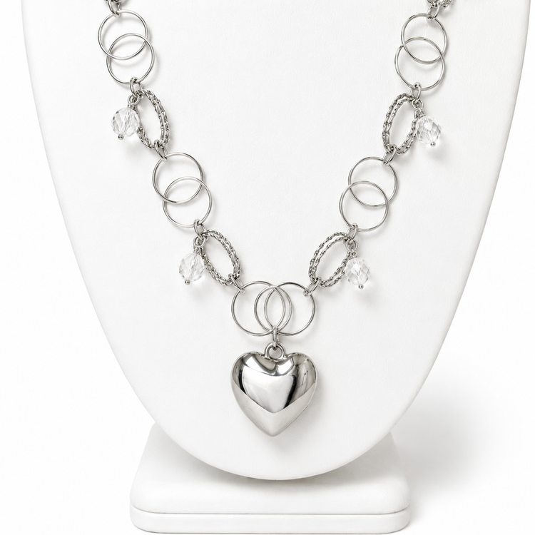 THE LOLA NECKLACE SILVER